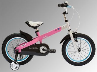Детский велосипед Royal Baby Buttons Alloy 16" розовый