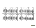 Отливка Модуль. Соединитель 60шт. Полиэтилен. СветлоКоричневый.