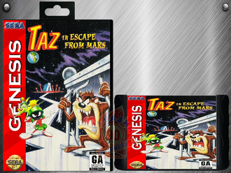 Taz in escape from mars, Игра для Сега (Sega Game) GEN