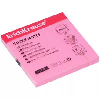 Стикеры 75*100 мм, 100л, розовыые EK11577