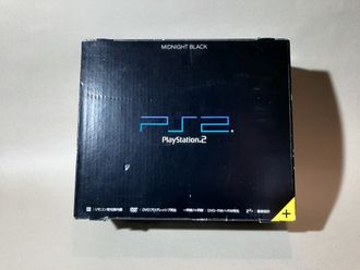 №099 Sony Playstation 2 PS2 Midnight Black Limited Edition
