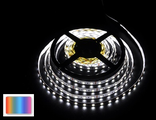 Светодиодная лента SMD 5050 60 диодов/метр IP33 (открытая)  RGB многоцветная