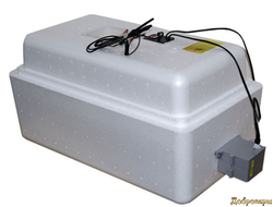 Инкубатор с аналоговым терморегулятором, цифровой индикацией, на 36 яиц, автопереворот, 12В (74)