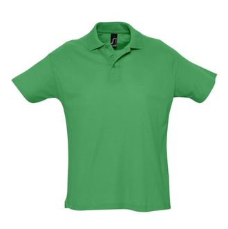 1379 Рубашка поло мужская SUMMER 170, зеленый