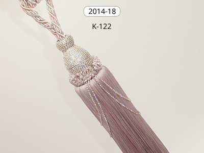 Арт. 2014-18 NEW. Подхват-кисть со стразами, 90 см