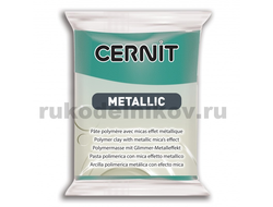 полимерная глина Cernit Metallic, цвет-turquoise 676 (бирюзовый), вес-56 грамм