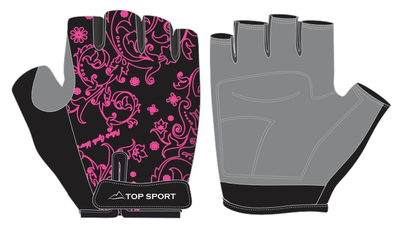 Перчатки велосипедные TOP SPORT детские 8842 pink