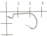 Крючок Invisible Tip Offset Hook №2