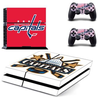 Виниловые наклейки для PS4 и джойстиков (Washington Capitals)