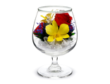 Композиция из роз и орхидей, GSM / Цветы в стекле