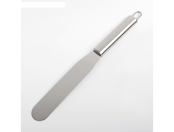 Лопатка-палетка ПРЯМАЯ с металлической ручкой общ длина 27 см, рабочая поверхность 15 см шир 3 см