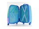 Детский чемодан на 4 колесах Слоник - голубой