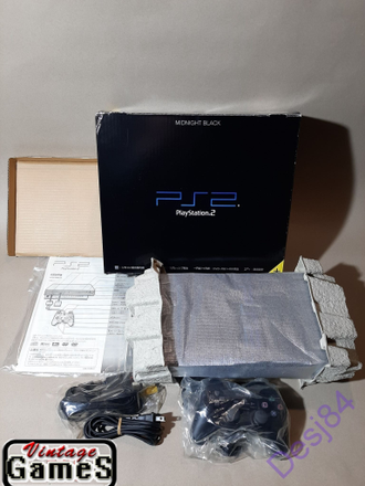 Sony Playstation 2 PS2 Midnight Black Limited Edition (Бесплатная установка чипа Modbo 5.0 или Infinity)