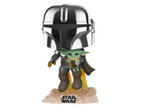 Фигурка Funko POP! Bobble Star Wars ATG Mandalorian with Pin (Exc)