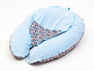 Подушка для новорожденных Babymoov (голубой чехол)