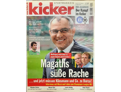 Kicker Magazine 6 April 2009 Иностранные журналы о футболе, Спортивные иностранные журналы, Intpress