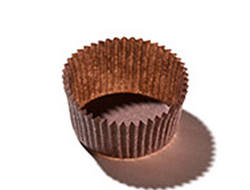Бумажные формы для конфет Коричневые, 35 * 20 мм, 25 шт