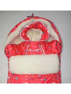 Комплект зимний для новорожденного "Звездочки" oт 0 - 6 мес. + комплект одежды малышу в ПОДАРОК