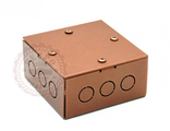 Распределительная коробка (82*82мм) для проводки лофт Copper (медь)