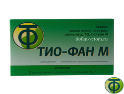 Тиофан М свечи - 20 суппозиторий    по 01 г.- 2 грамма