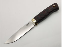 Нож Компаньон серии Эксперт сталь N690 красно-черная микарта