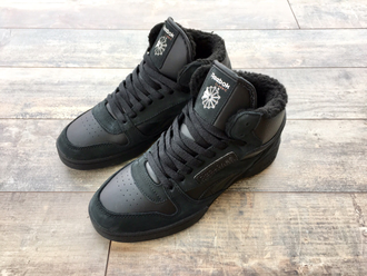 Кроссовки Reebok Black высокие зимние