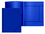 Папка с резинкой Attomax 3 клапана, синяя 3070402/D