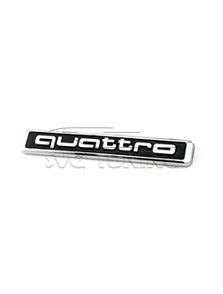 Чёрный шильдик Quattro для Audi