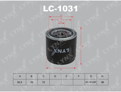 Фильтр масляный LYNX LC-1031 ВАЗ 2101