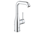 Смеситель для раковины GROHE Essence+ с донным клапаном и высоким изливом, хром, 32628001