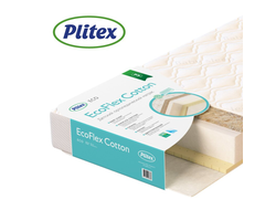 Матрац детский Plitex EcoFlex Cotton 120х60х12 см