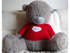 Медведь &quot;Тедди в красном свитере&quot; 90 см.
