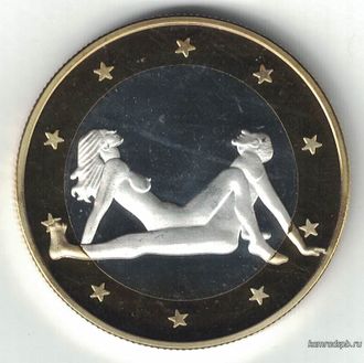 Монетовидный жетон 6 sex евро №2