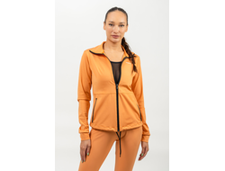 Ветровка SHINY ZIP UP WORKOUT JACKET SLEEK 481 Оранжевая