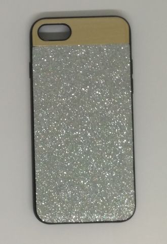 Защитная крышка iPhone 7, золото, с серебристым напылением