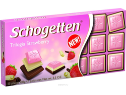 Schogetten Trilogia Strawberry 100g