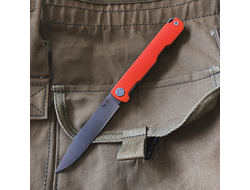 Складной нож Авиационный Single(сталь ELMAX, оранжевый G10)
