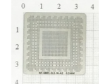 Трафарет BGA для реболлинга чипов компьютера NV NF-6801-SL1-N-A2 0.5мм