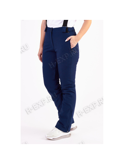 Горнолыжные брюки женские High Experience 9501 темно синий