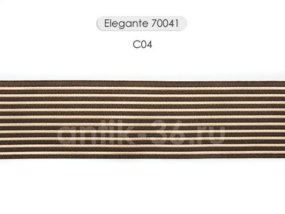 Арт. 70041, серия Elegante. Полосатая жаккардовая тесьма-бордюр