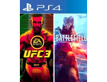 Набор UFC 3 + Battlefield V  (цифр версия PS4 напрокат) RUS 1-2 игрока
