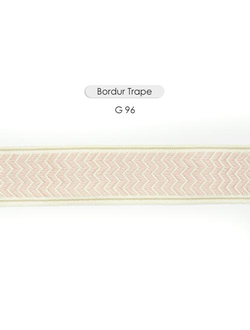 Арт. Trape, серия Majestik. Тесьма тканая "ёлочкой", 5 см шириной