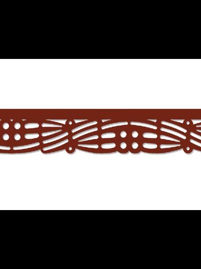 Жесткий фигурный ламбрекен в рулоне. Арт. 011