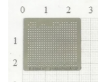 Трафарет BGA для реболлинга чипов компьютера ATI 218BAPAGA12F 0,6мм