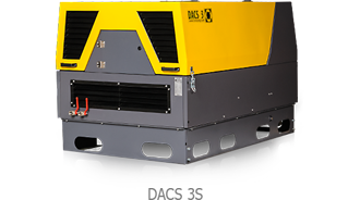 Компрессоры передвижные DACS 3 с производительностью 3,6 м3/мин (DACS 3, DACS 3S)