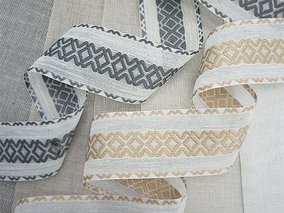 Арт. Punta, серия Majestik. Полупрозрачная декоратвная тесьма для вуали