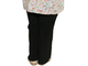 Женские летние прямые брюки арт. 5574-155 (цвет черный) Размеры 62-80