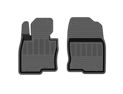 Коврик салонный резиновый (черный) для Mazda CX-5 (17-Н.В.) (передний ряд сидений) (Борт 4см)