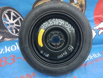 № Б118. Запасное колесо  R16 5х100 Bridgestone 135/80R16 Subaru