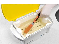 Hygobox жёлтый дезинфекционный контейнер для слепочных ложек. Durr Dental, Германия. (Durr Dental AG (Германия))